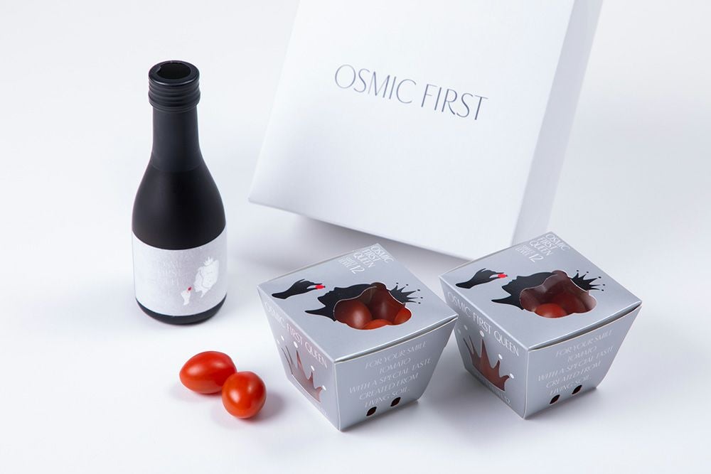 オスミックファースト OSMIC FIRST オスミックトマト 中元 ギフト フルーツミニトマト＆ジュース QUEENセット