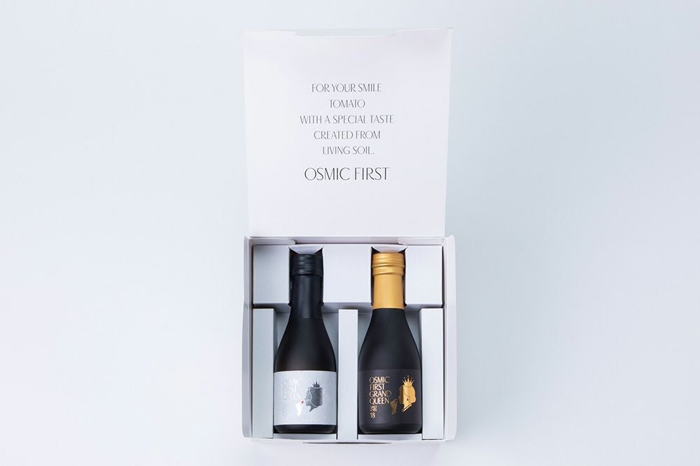 オスミックファースト OSMIC FIRST オスミックトマト 中元 ギフト フルーツトマトジュース180ml 2本セット（GRAND QUEEN・QUEEN）
