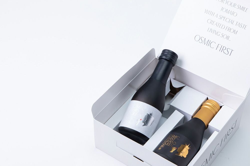 オスミックファースト OSMIC FIRST オスミックトマト 中元 ギフト フルーツトマトジュース180ml 2本セット（GRAND QUEEN・QUEEN）