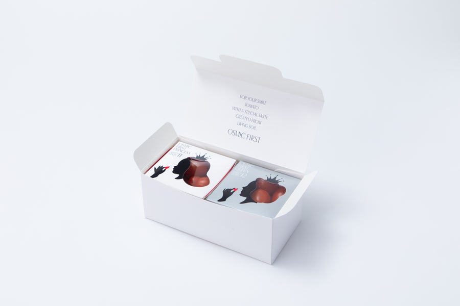 オスミックファースト OSMIC FIRST オスミックトマト 高糖度ミニトマト 糖度12 糖度11 フルーツミニトマト 食べ比べ2箱セット（QUEEN・PRINCESS）