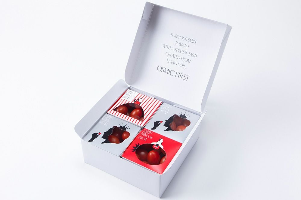 フルーツミニトマト 食べ比べ4箱セット（QUEEN・PRINCESS） | OSMIC